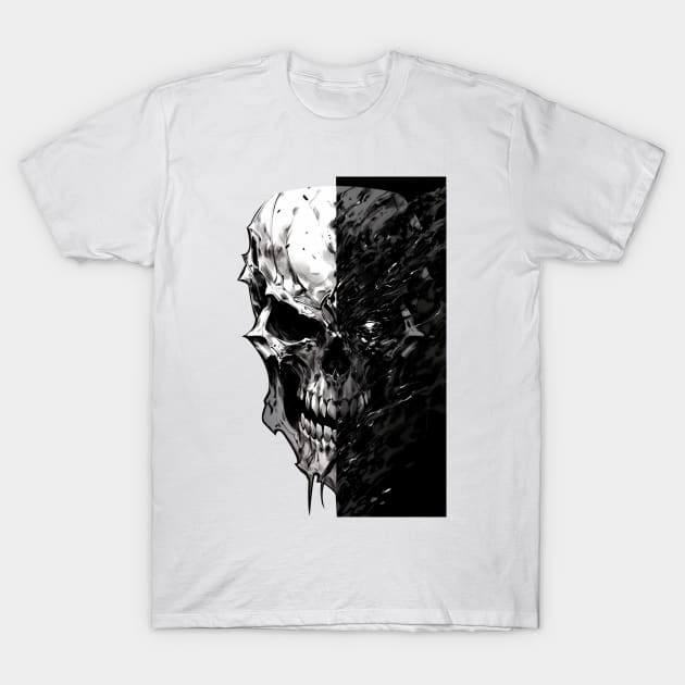 Skull Vs Skull T-Shirt by Karambola